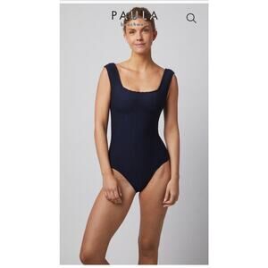 Paula Beachwear Swordfish Solid Concorde One Piece Swimwear Textured Square XL